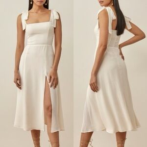 Reformation Twilight Dress in Ivory Size 2